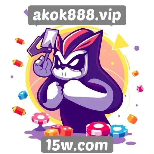 Variedade de jogos disponíveis em akok888.vip